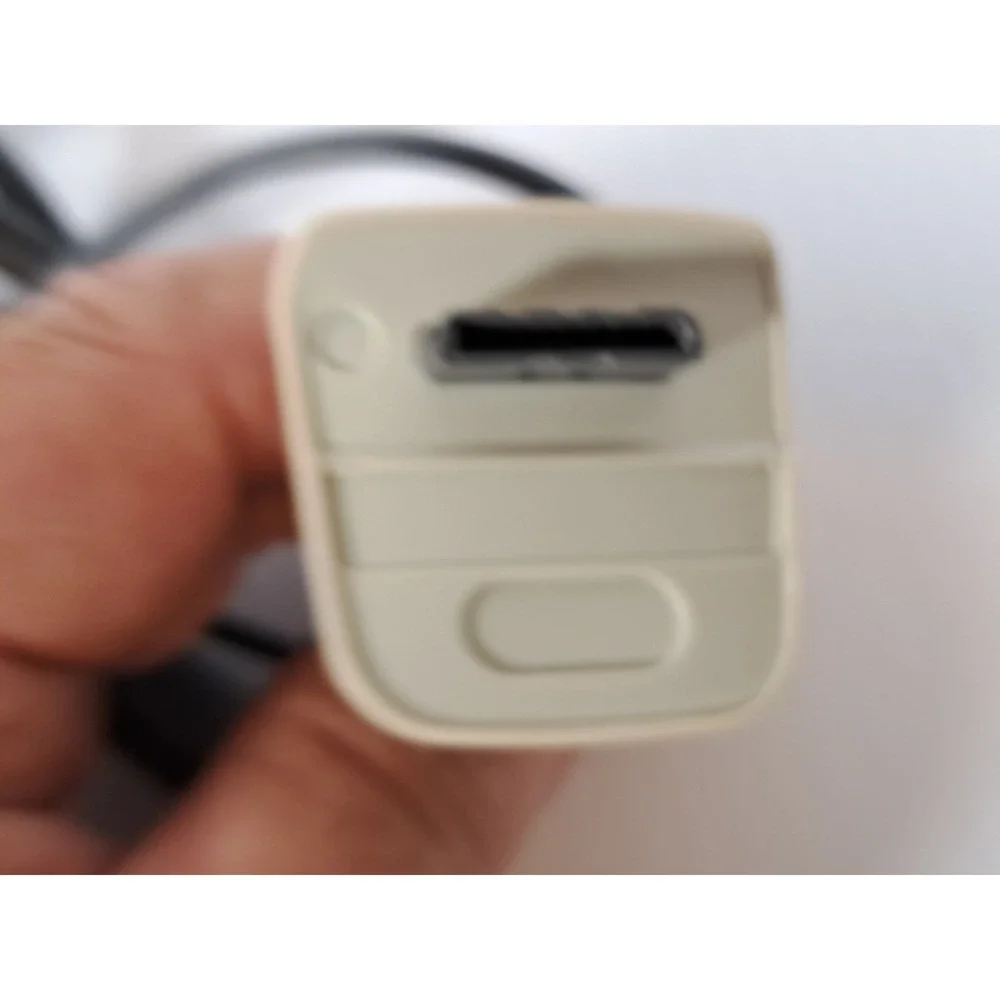 USB to Proprietary Multi-Pin XBOX 360 Adapter Cable Grey Off-White Retro‎ Gaming